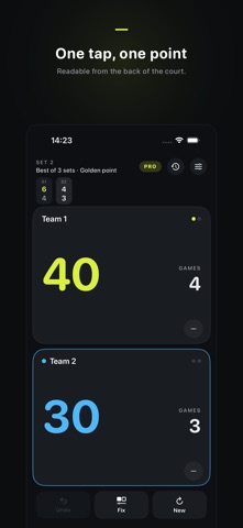 Padel Scoreboard  - PadelBoard Screenshot 1 of 5