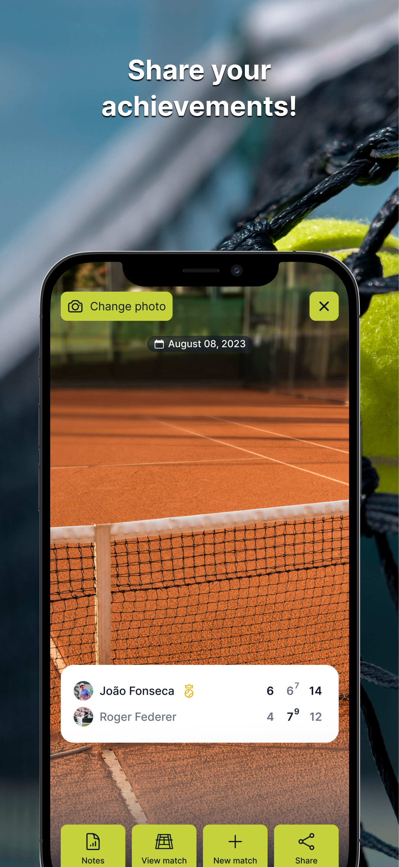RacketZone: Tennis Stats Score