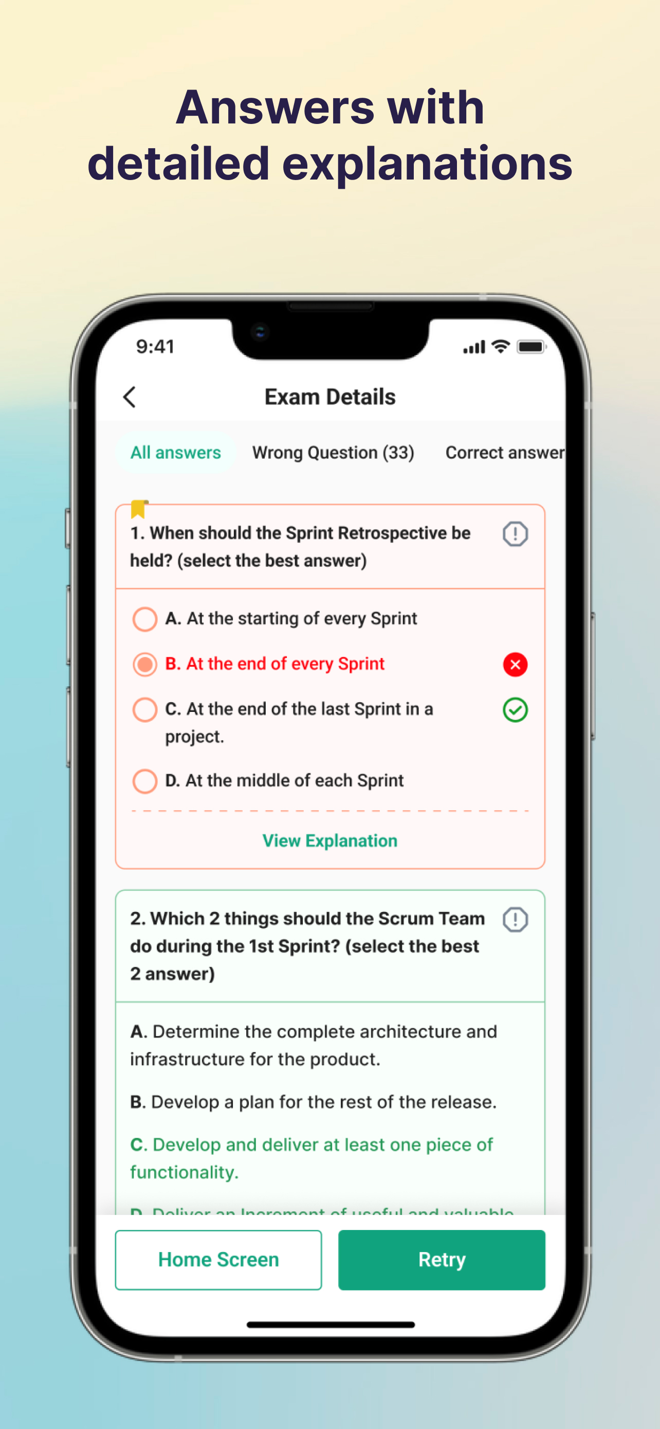 CC Exam Simulator screenshot 5