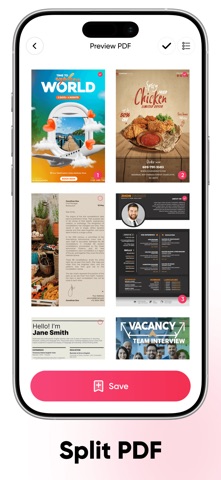PDF Scan It : PDF Generator iPhone screenshot