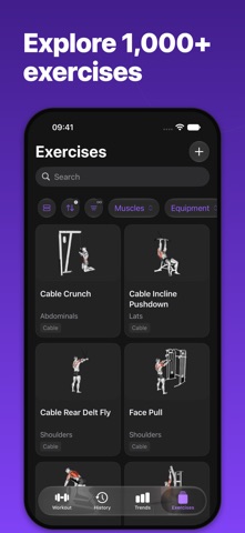 Steady: Gym Log & Planner screenshot