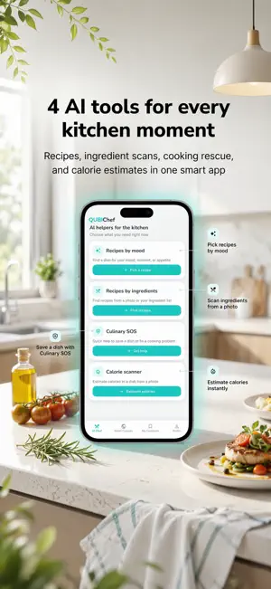 QUBI Chef: AI Recipes screenshot 1