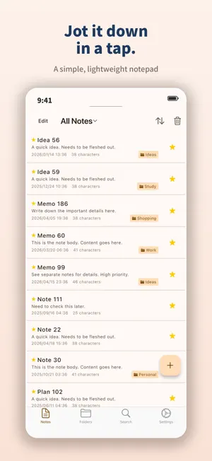 FindMemo - Notepad & Search screenshot 1
