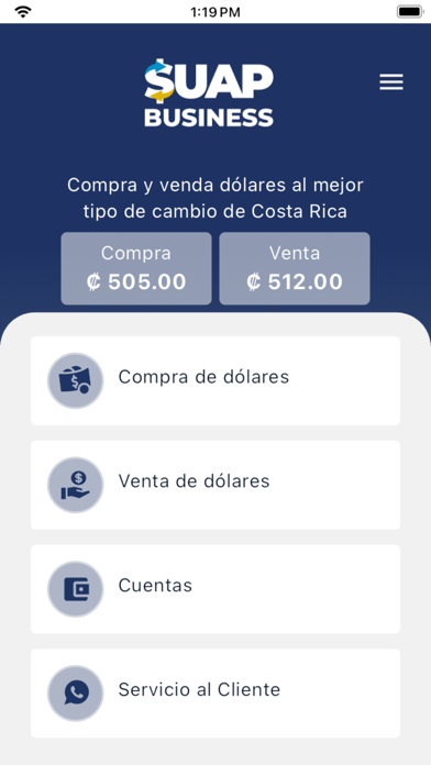 SUAP Business Screenshot