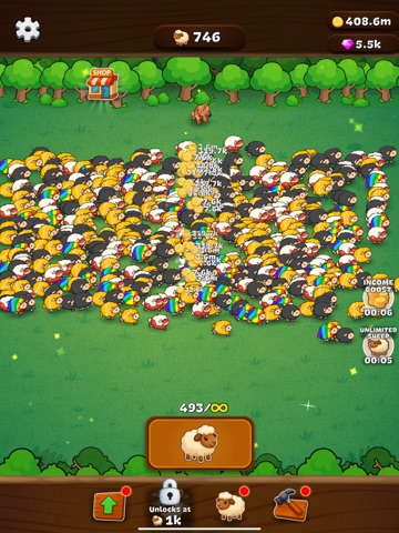 Shleep! - Idle Clicker iPad screenshot