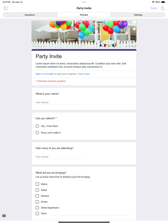 Screenshot #6 pour xForms App - for Google Forms