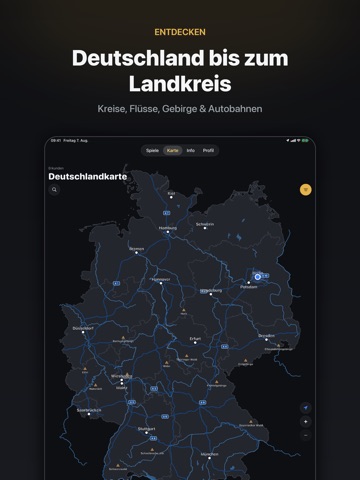 Deutschland Quiz iPad screenshot