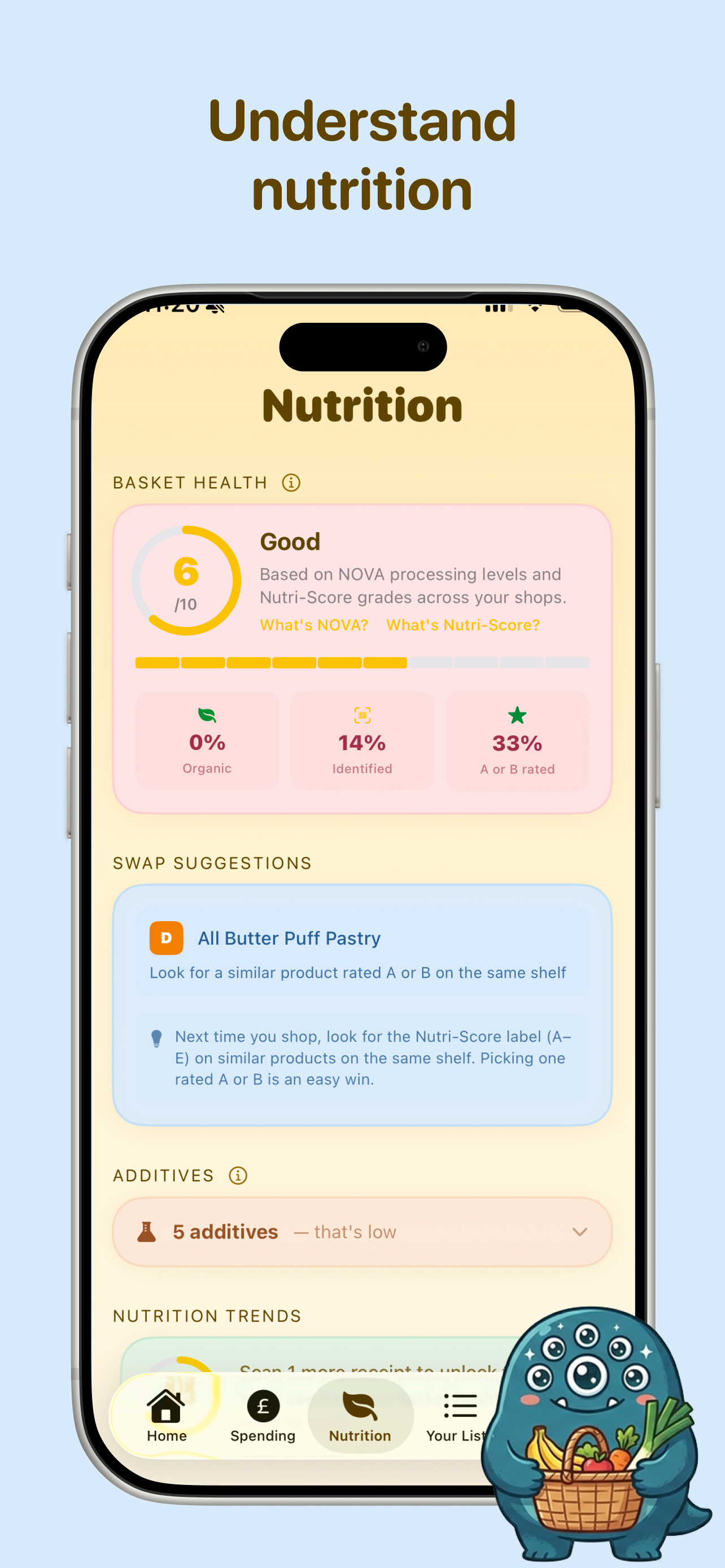 Spending tracker: Supermonster