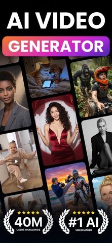 AI Video Photo Generator Vidra iPhone screenshot