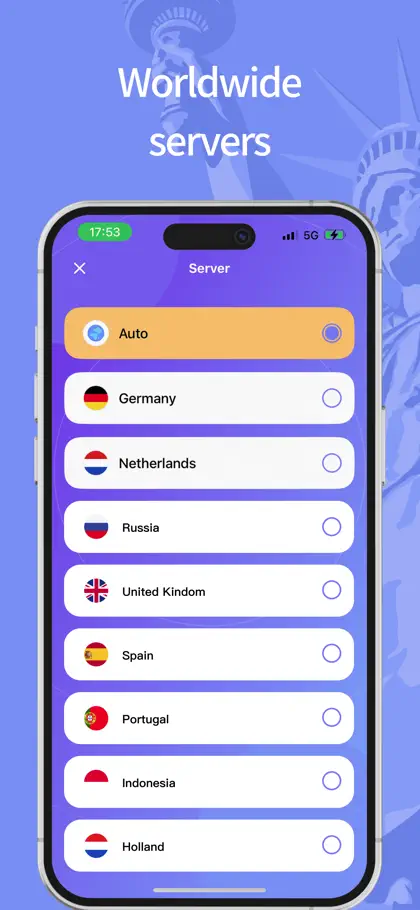 Captura de tela 3 de 3 de VPN Fly Lite