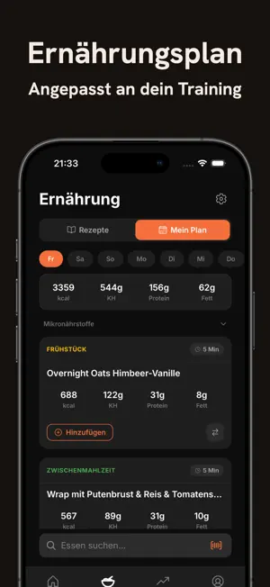 BULKR: Kalorien Tracker screenshot 3
