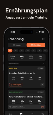 BULKR: Kalorienzähler iPhone screenshot 3