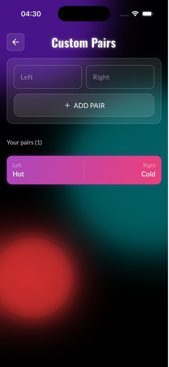 iPhone screenshot