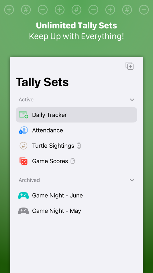 #4. Tally • Quick Counter (iOS) By: Agile Tortoise