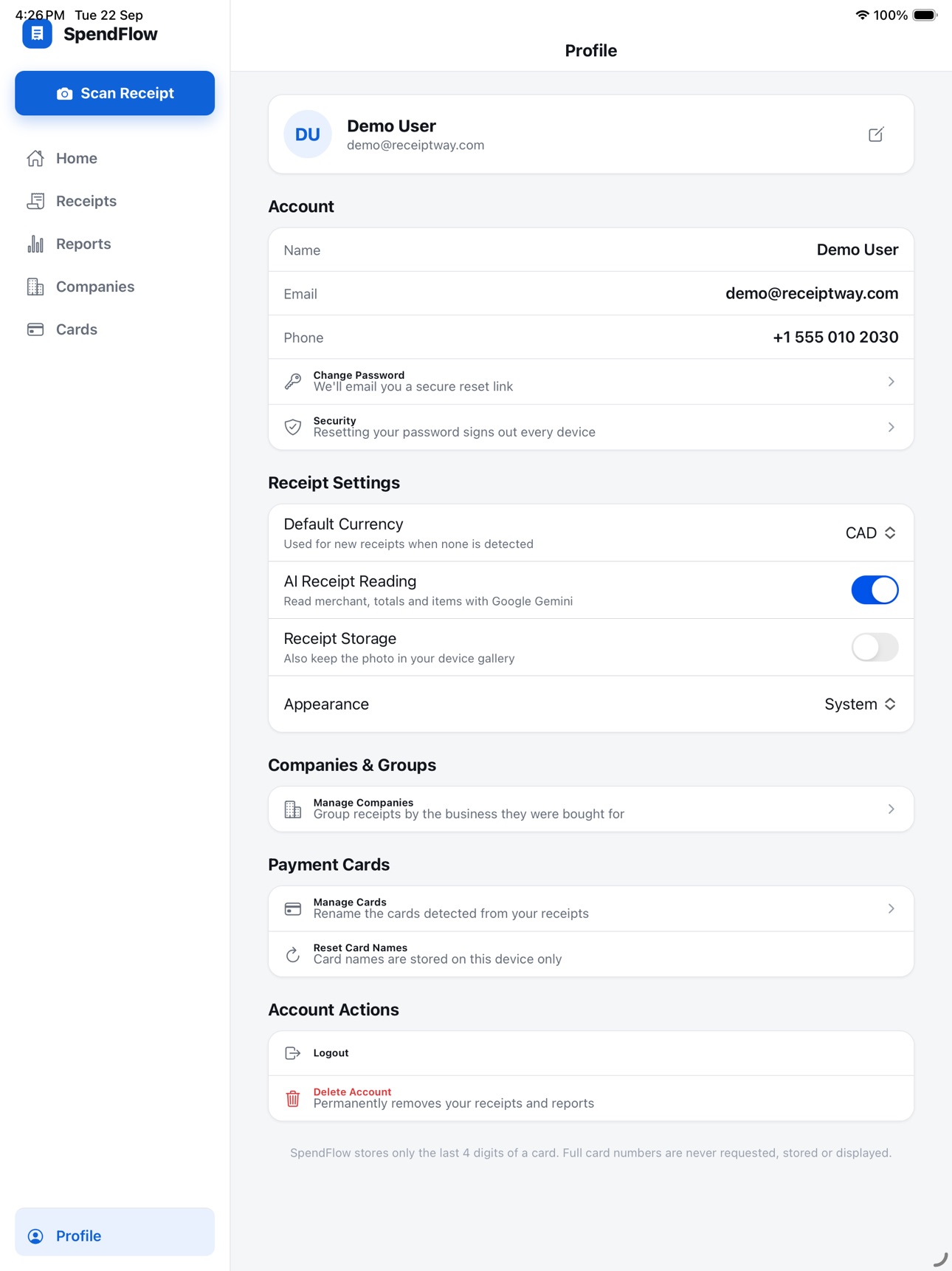 Screenshot 12 of SpendFlow Receipts