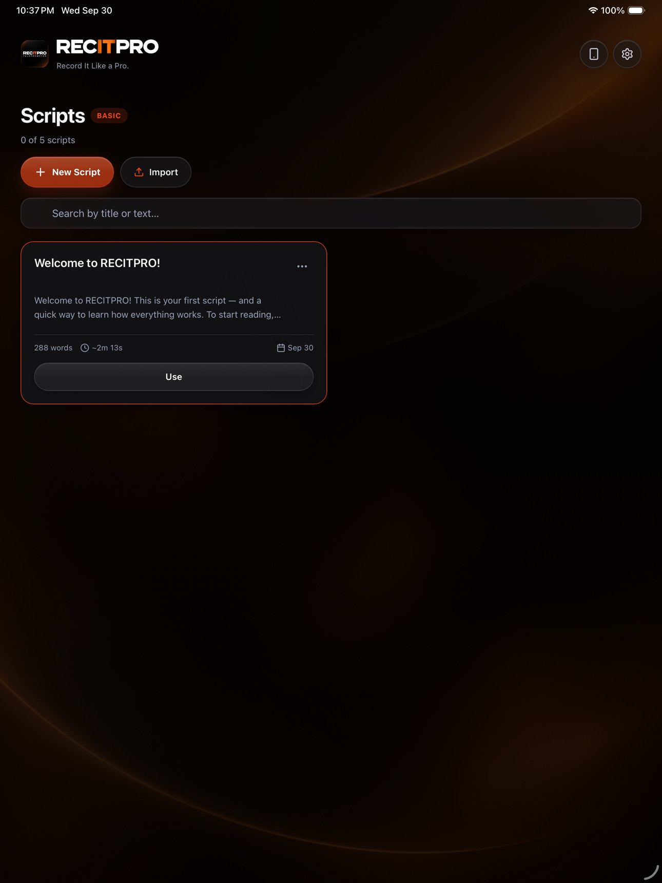 Screenshot 5 of RECITPRO