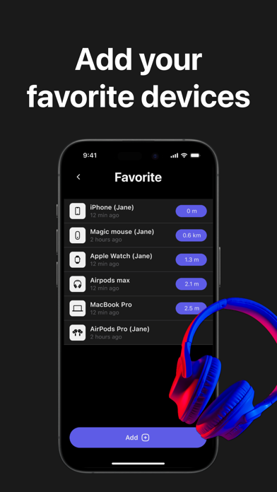 My Bluetooth Tracker App Screenshot