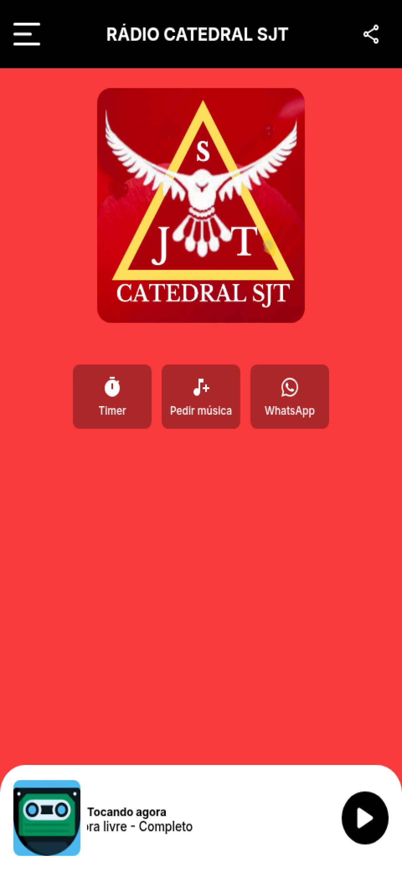 Screenshot 1 of Rádio Catedral SJT