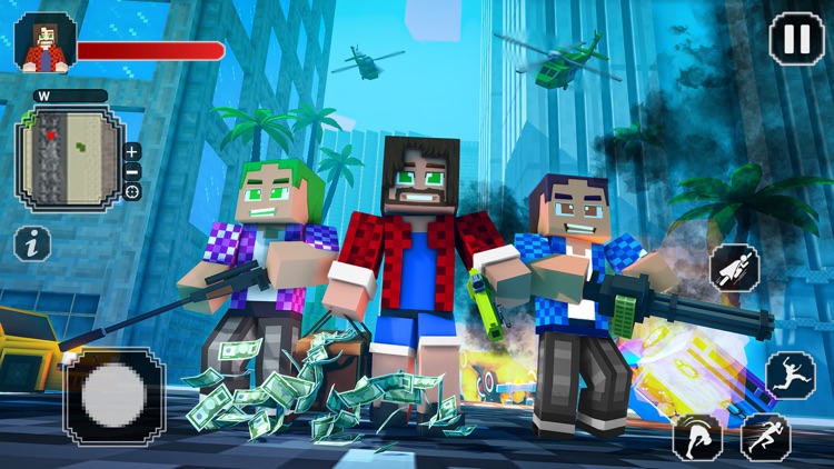 Block Dude Theft Mafia City 3D screenshot-8