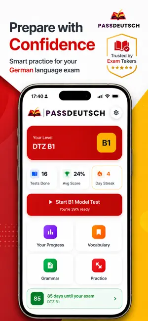 German Exam Prep | PassDeutsch screenshot 1