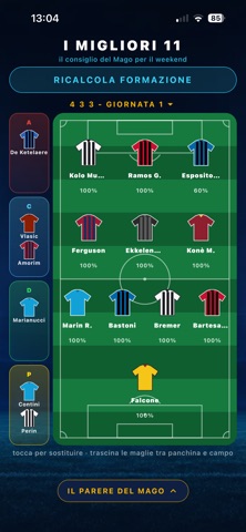 FantaRadar iPhone screenshot
