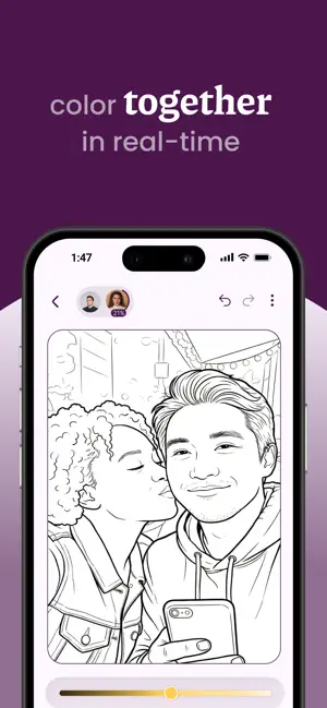 Lovla: Couples Coloring Book screenshot 3