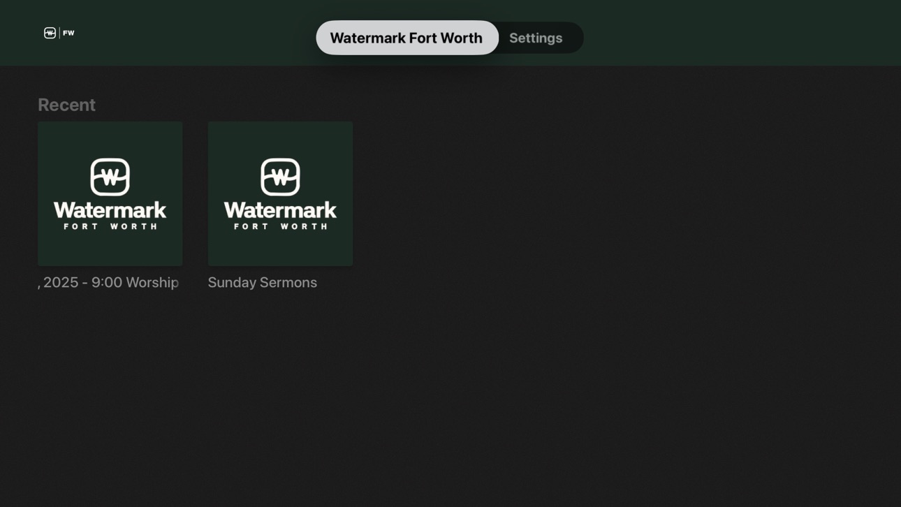 Apple TV screenshot