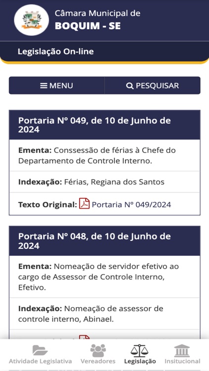 Câmara Municipal de Boquim