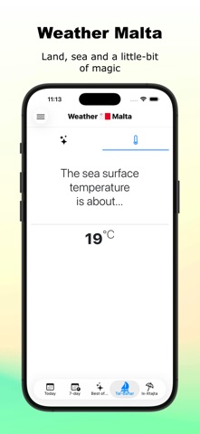 Weather Malta iPhone screenshot