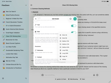 FlowDown - Open & Fast AI iPad screenshot