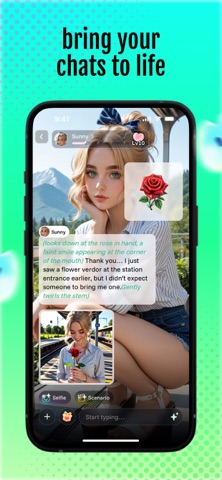 Boop: AI Chat & Character Meet iPhone screenshot