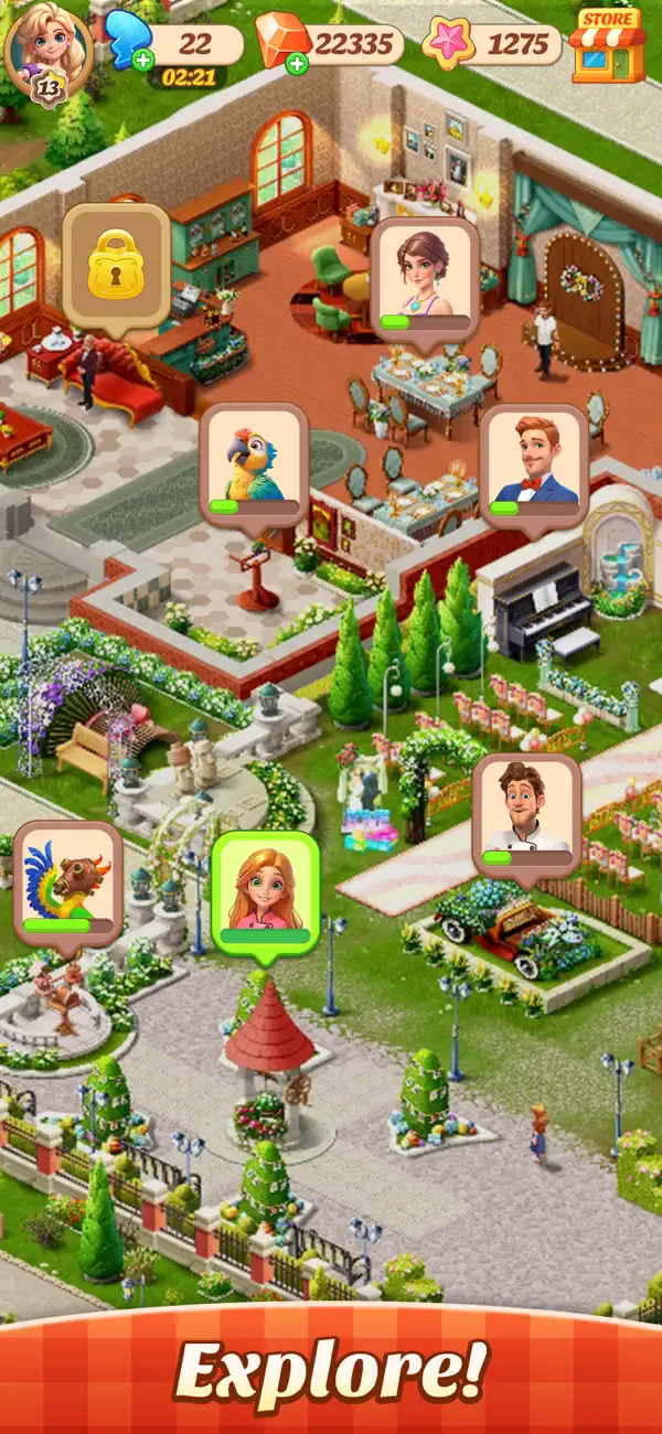 Annas Holiday Merge Hack screenshot 5 - game app interface