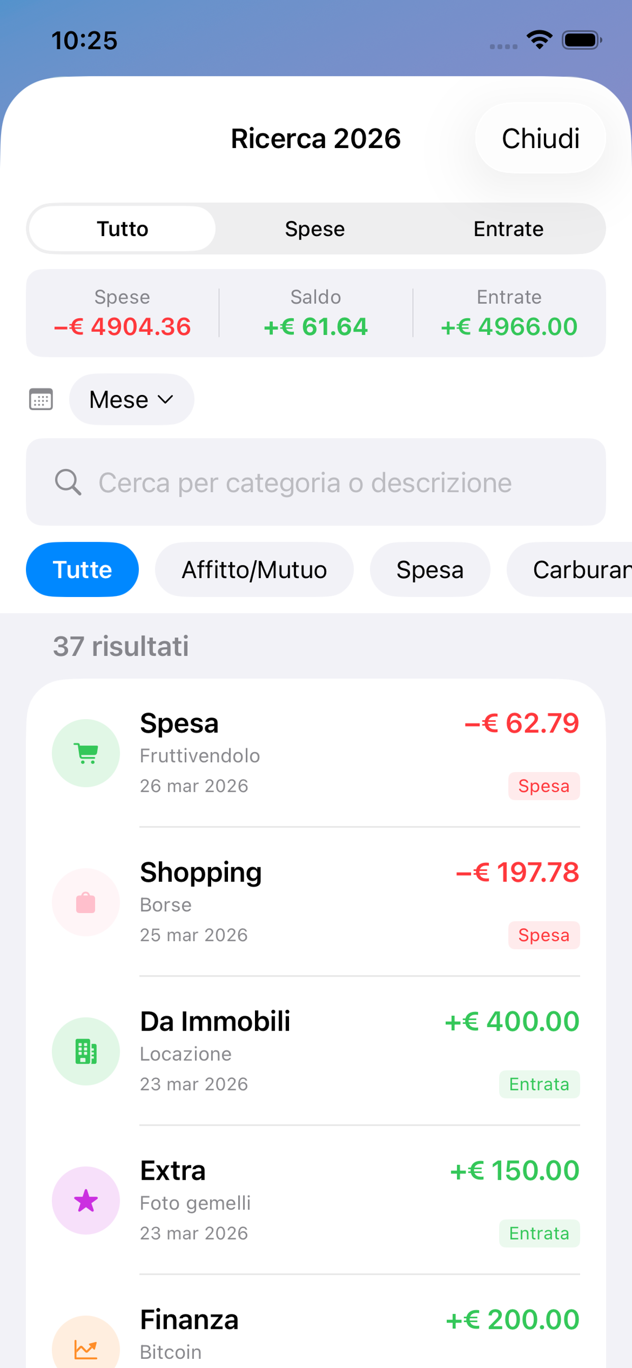 MieSpese screenshot 4