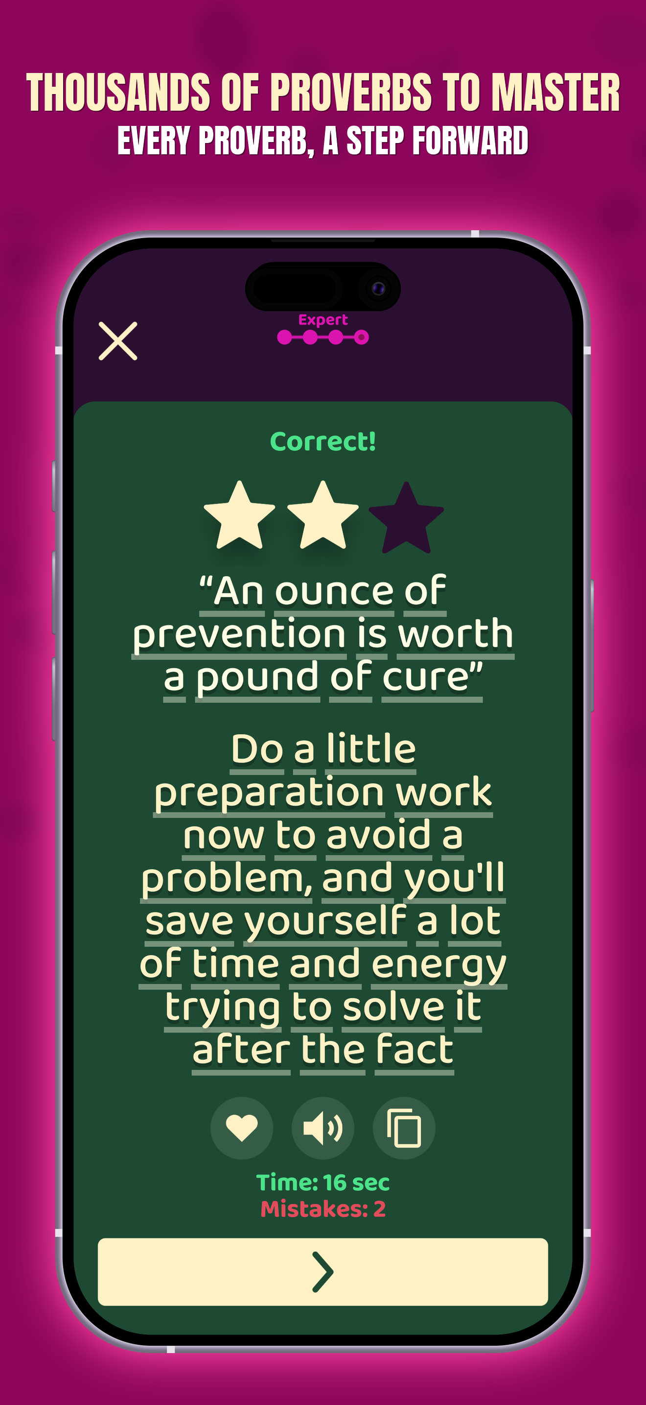 Proverbs & Sayings Master Pro screenshot 2