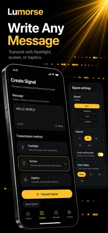 Lumorse: Morse Code & Light Screenshot 3 of 6
