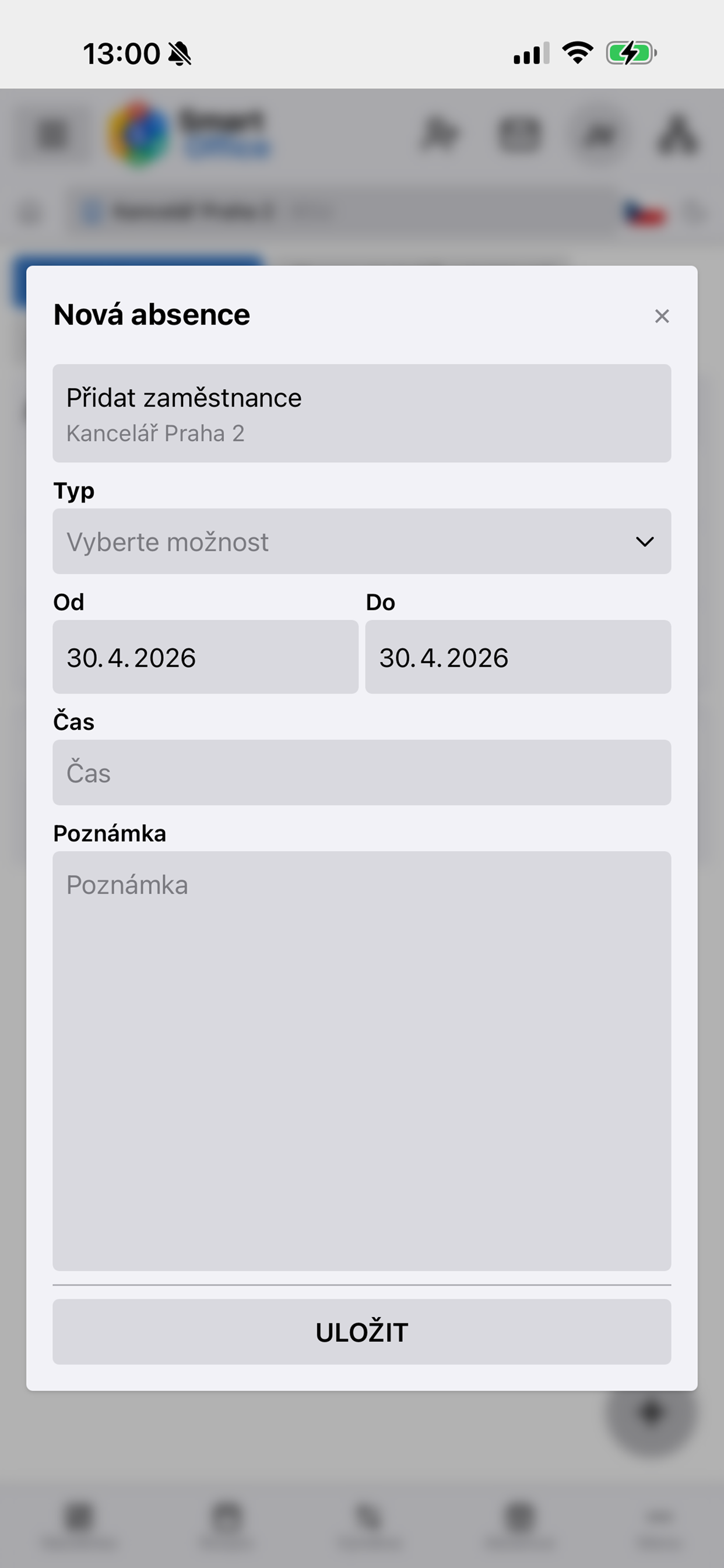 SmartOffice Dochazka