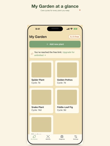 GardenSage AI iPad screenshot