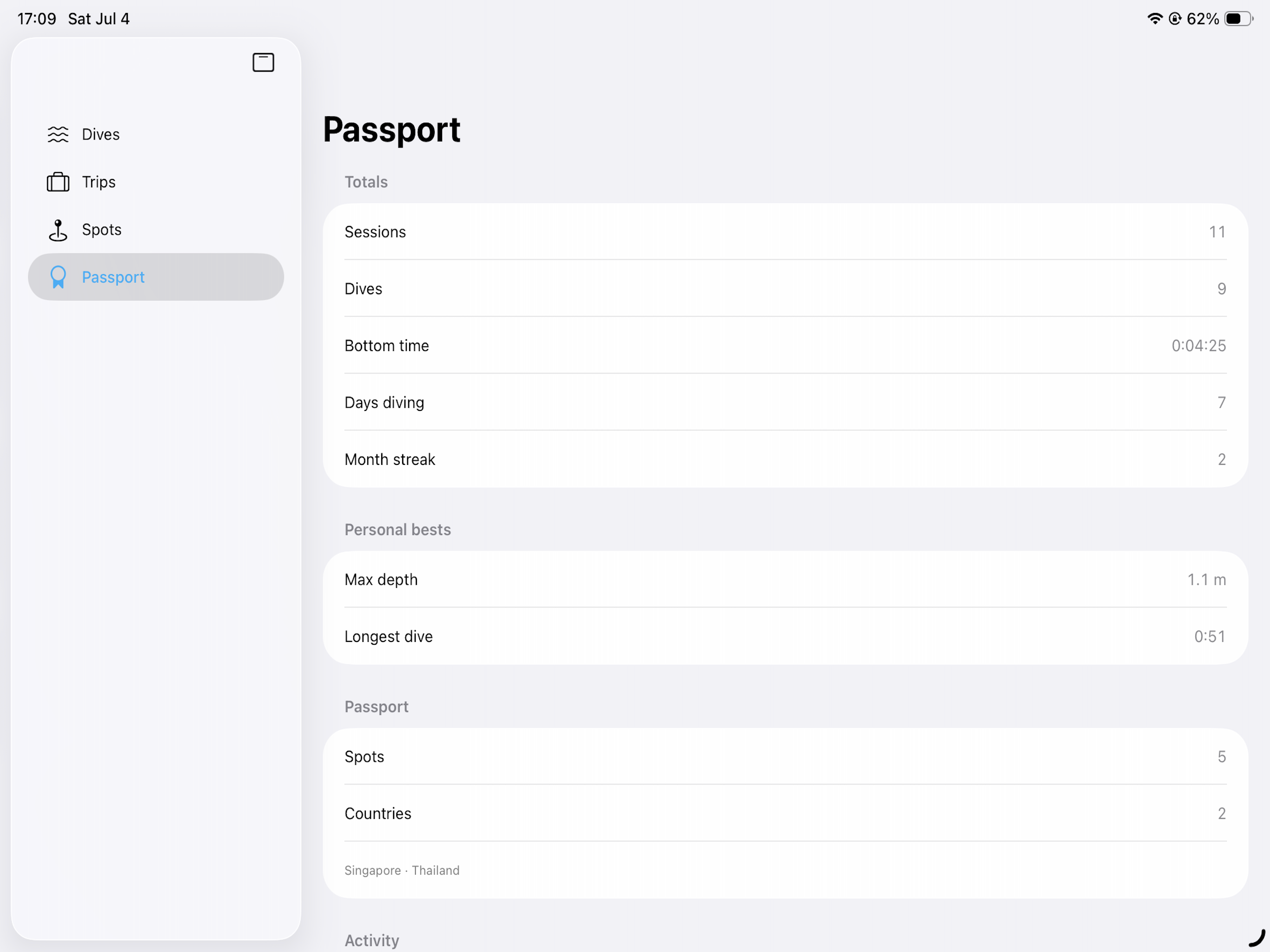 Dive Free — Anywhere screenshot 14