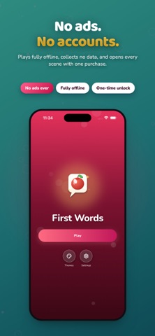 First Words: Learn English iPhone screenshot