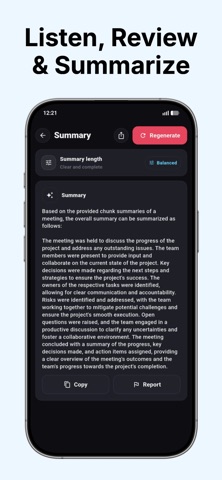 Meeting Transcript Unlimited Screenshot 5 of 7