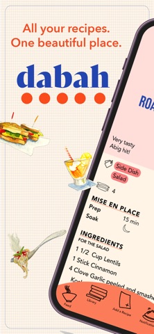 Dabah: Save and Share Recipes screenshot