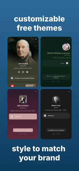 Linkname Link in Bio & Widgets screenshot 4