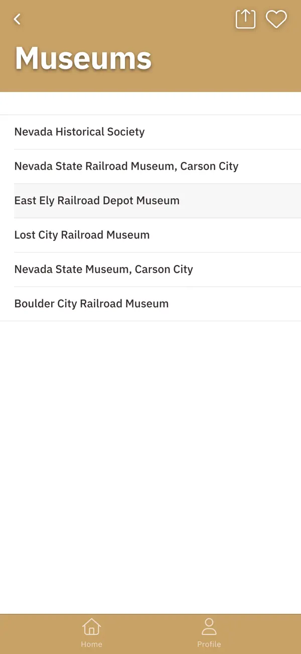 Screenshot #3 pour Nevada State Museums