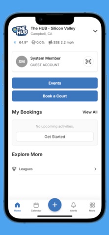 The Hub Pickleball iPhone screenshot