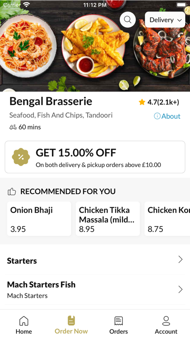 Bengal Brasserie Burley Screenshot