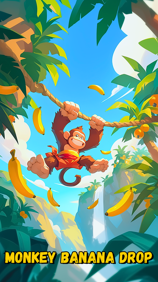 #1. Monkey Banana Drop Jungle game (iOS) Podle: Mayank Bhoria