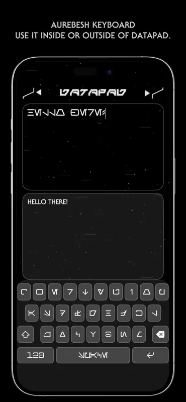 Datapad | Aurebesh Translator screenshot 2 of 10