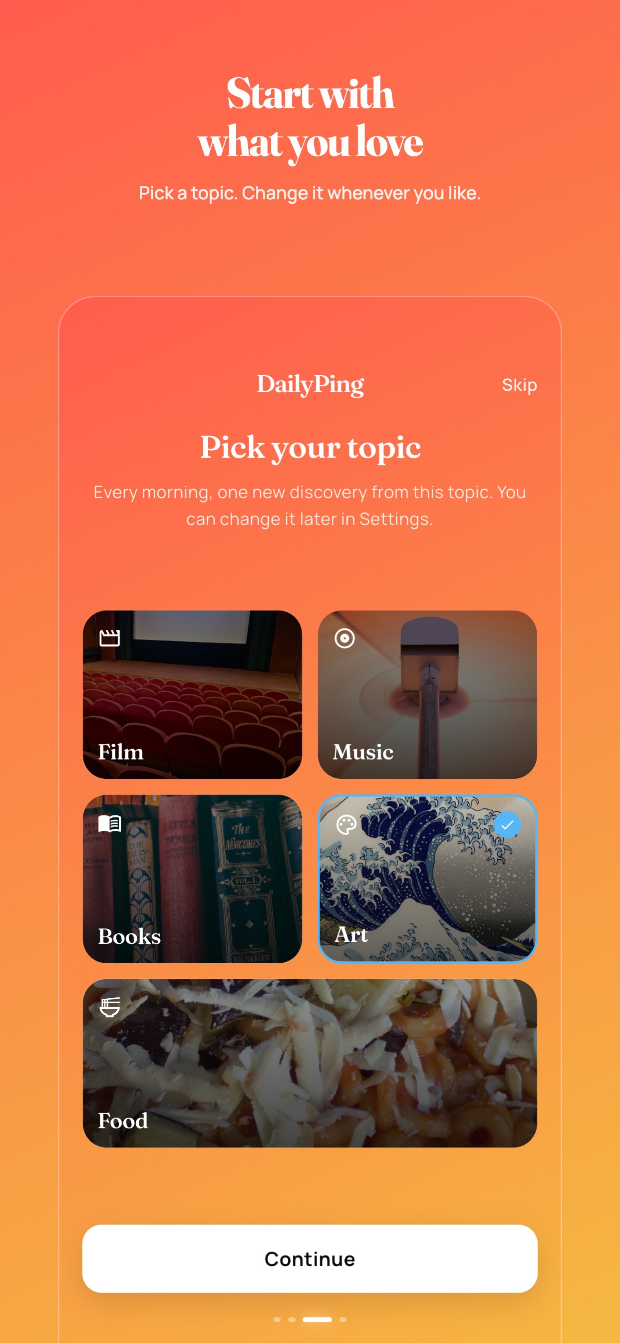 Screenshot 2 of DailyPing: Culture Daily