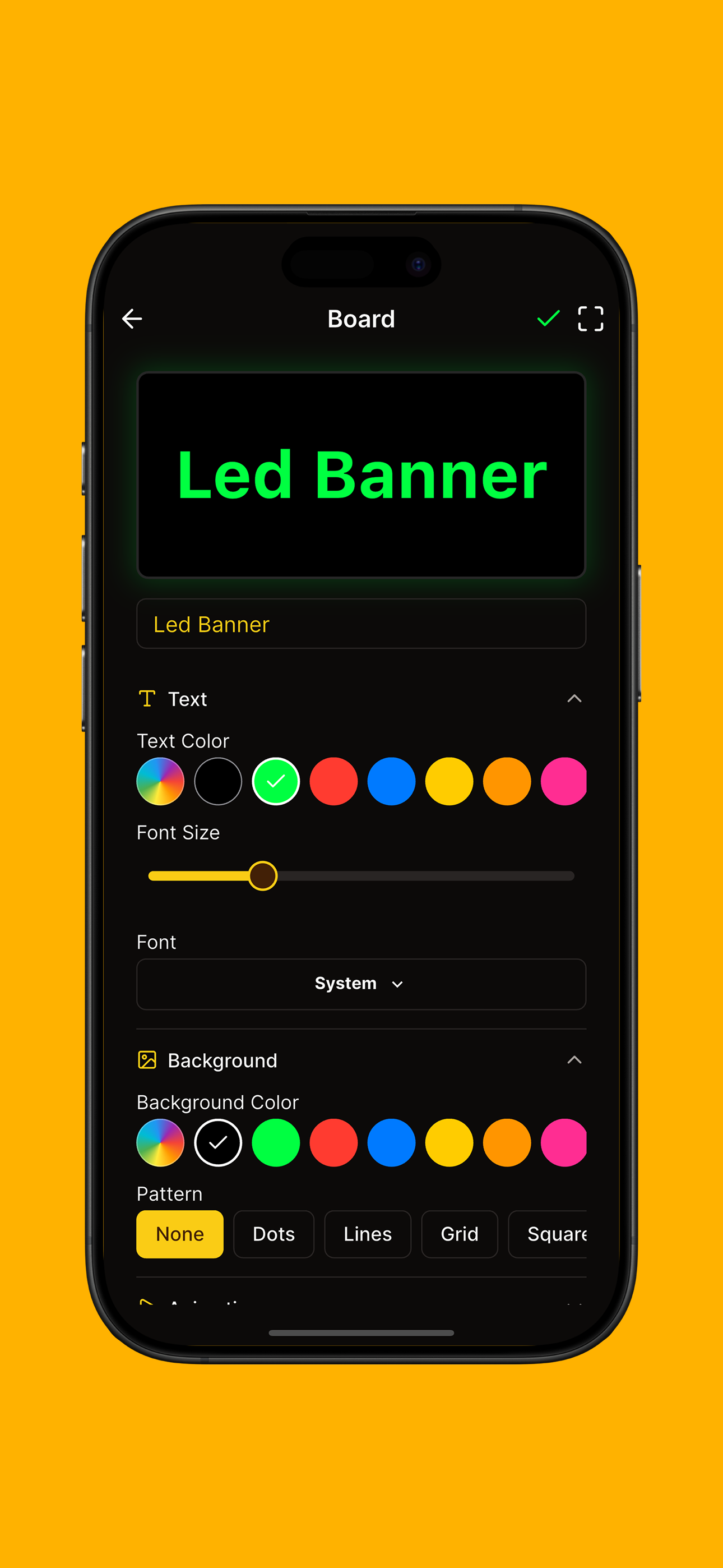 LED Banner - Fan Cheer Board