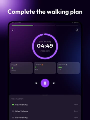 WalkRuns-Walking Weight Loss iPad screenshot